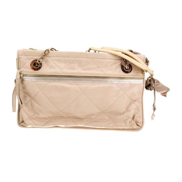 Lanvin Cream Leather Should Bag Large - Picture 1 of 10